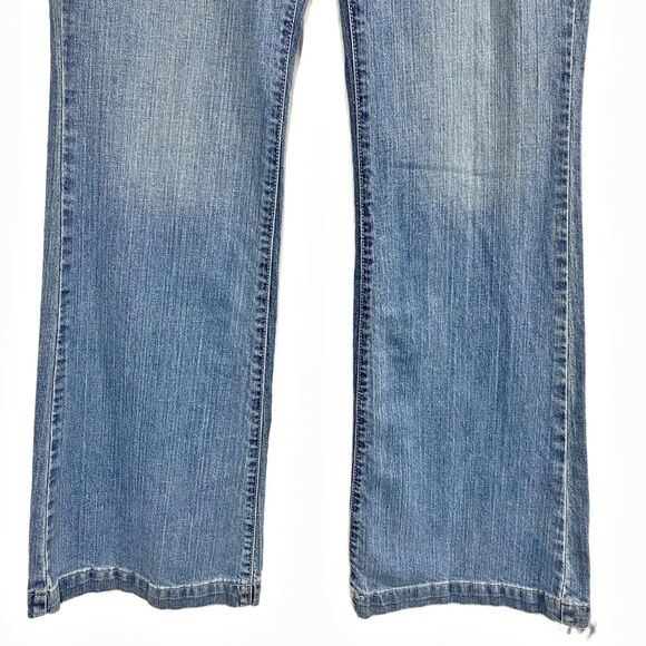 Calvin Klein Jeans Skinny Flare size 31/12 Medium Blue Wash 5-pocket Stretch - Picture 2 of 10